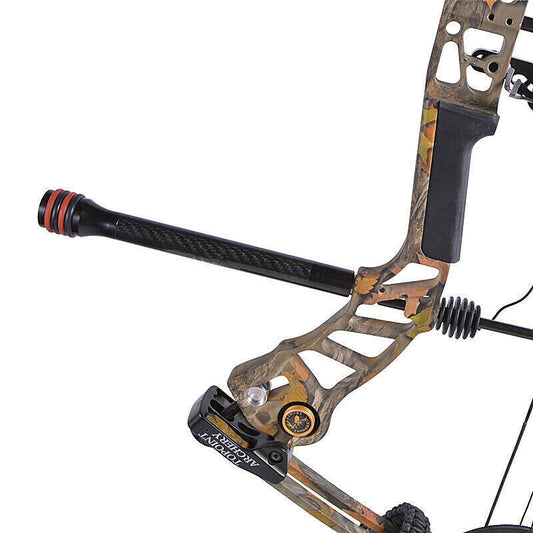 Carbon Fiber Balance Bar 6" 8" Stabilizer Archery Compound Bow Hunting Dampener - Mixbatch