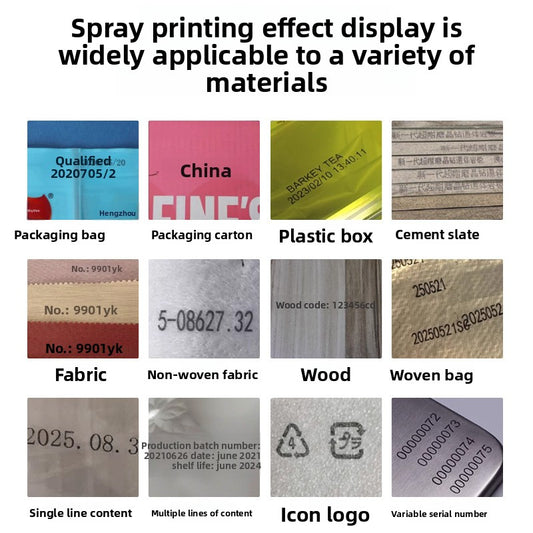 A handheld inkjet printer portable