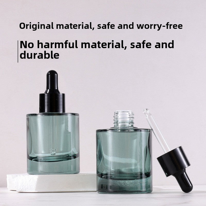 A dark green dark dropper bottle essential oil essence DIY high-end sub-packaging empty bottle - Mixbatch