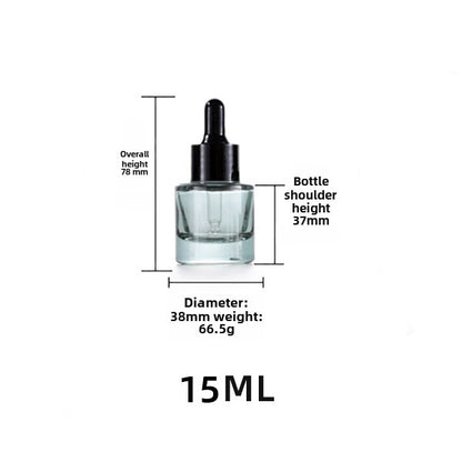 A dark green dark dropper bottle essential oil essence DIY high-end sub-packaging empty bottle - Mixbatch